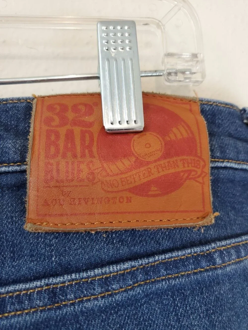 Ace Rivington 32 Bar Blues dark wash athletic taper jeans